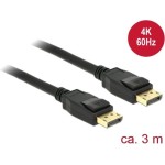 Kabel DisplayPort 1.2 Stecker > DisplayPort Stecker 4K (schwarz, 3 Meter)