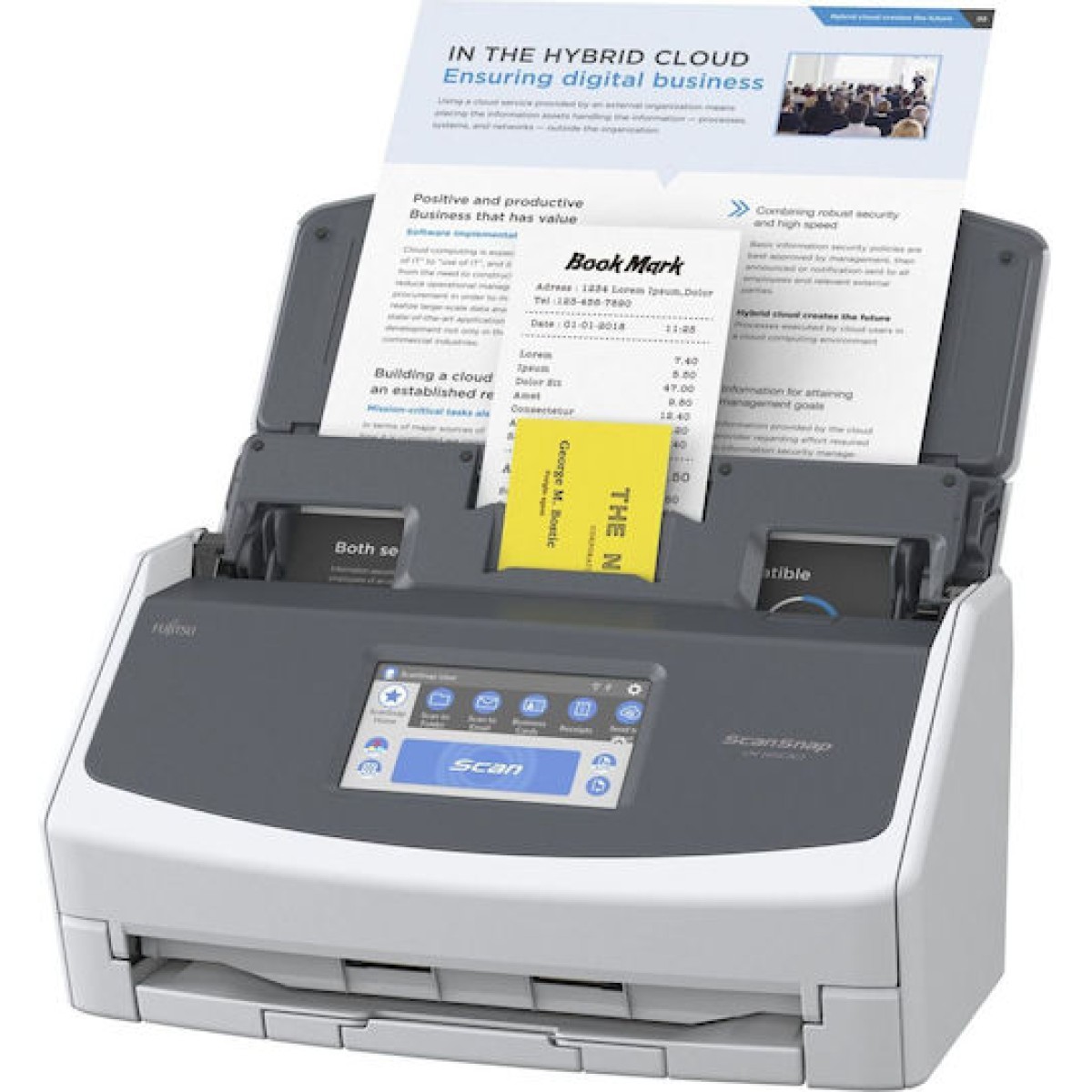Fujitsu ScanSnap iX1600 Sheetfed (Τροφοδότη χαρτιού) Scanner A4 με WiFi