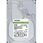 Toshiba S300 Surveillance 6TB HDD Σκληρός Δίσκος 3.5\
