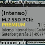 Intenso Premium SSD 1TB M.2 NVMe PCI Express 3.0