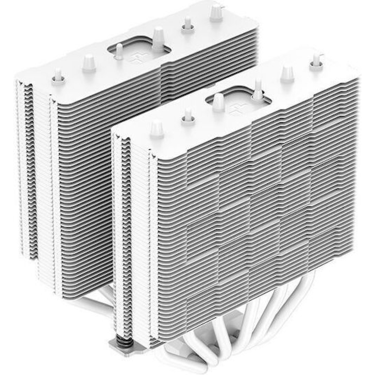 Deepcool AG620 WH ARGB Ψύκτρα Επεξεργαστή Διπλού Ανεμιστήρα για Socket AM4/AM5/1200/115x/1700 Λευκή
