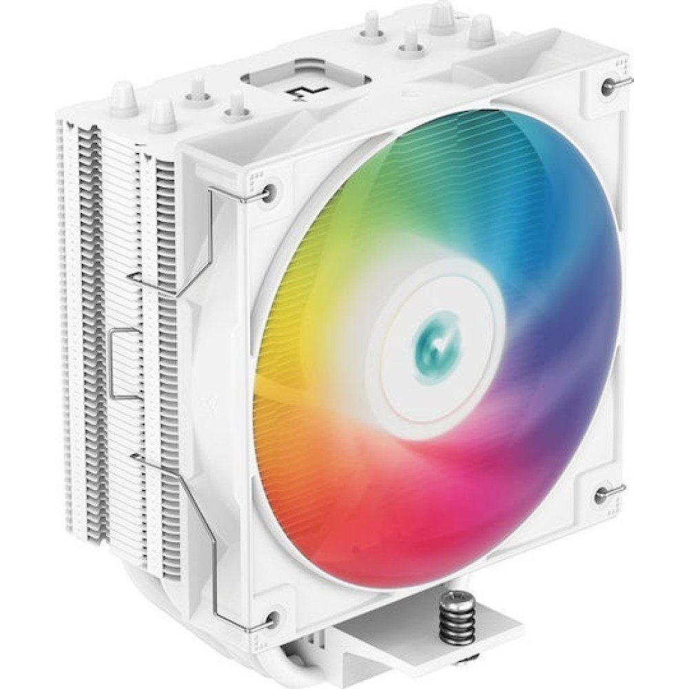 Deepcool AG400 WH ARGB Ψύκτρα Επεξεργαστή για Socket AM4/AM5/1200/115x/1700 Λευκή