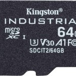 Kingston Industrial microSDXC 64GB Class 10 U3 V30 A1 UHS-I