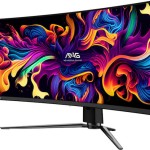 MSI Mag 341CQP QD-OLED Ultrawide QD-OLED HDR Curved Gaming Monitor 34