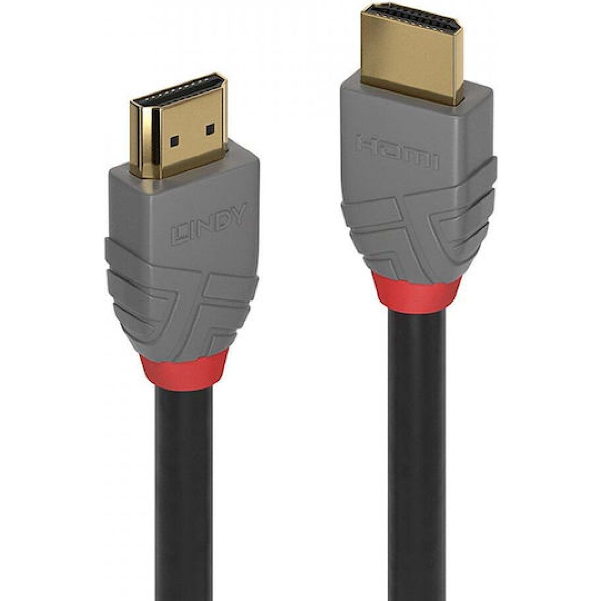 Lindy Anthra Line HDMI 2.0 Cable HDMI male - HDMI male 1m Μαύρο