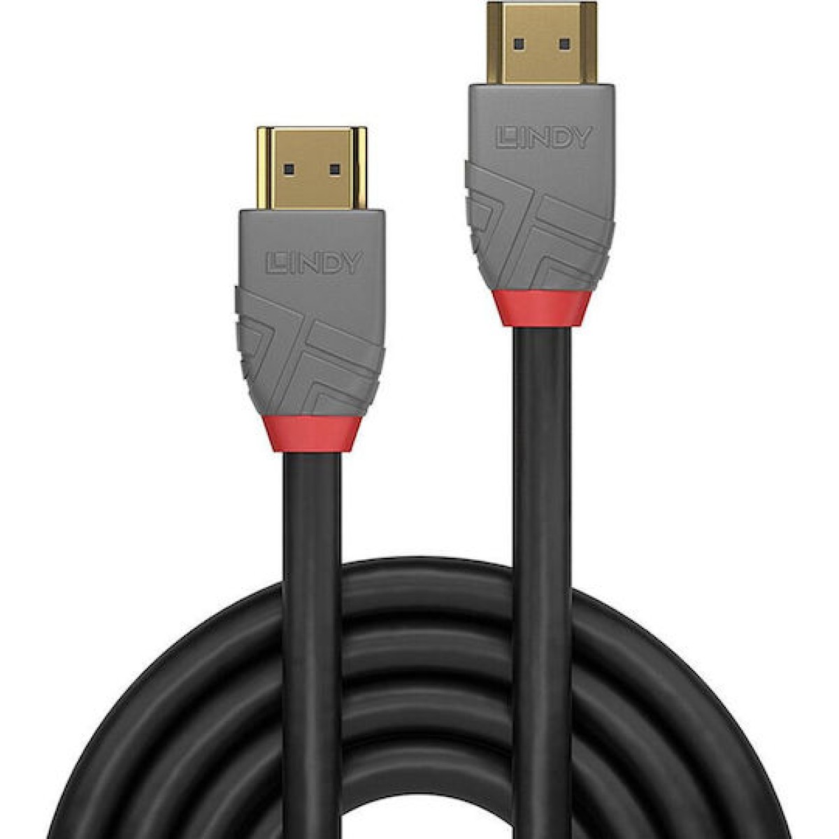 Lindy Anthra Line HDMI 2.0 Cable HDMI male - HDMI male 1m Μαύρο