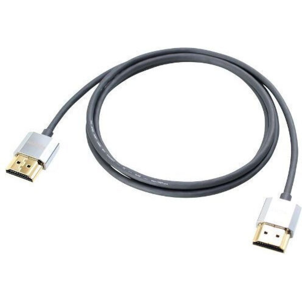 Lindy HDMI 2.0 Cable HDMI male - HDMI male 1m Μαύρο