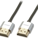 Lindy HDMI 2.0 Cable HDMI male - HDMI male 1m Μαύρο