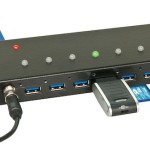 Lindy USB 3.0 Hub 7 Θυρών με σύνδεση USB-A και Εξωτερική Παροχή Ρεύματος
