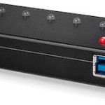 Lindy USB 3.0 Hub 7 Θυρών με σύνδεση USB-A και Εξωτερική Παροχή Ρεύματος