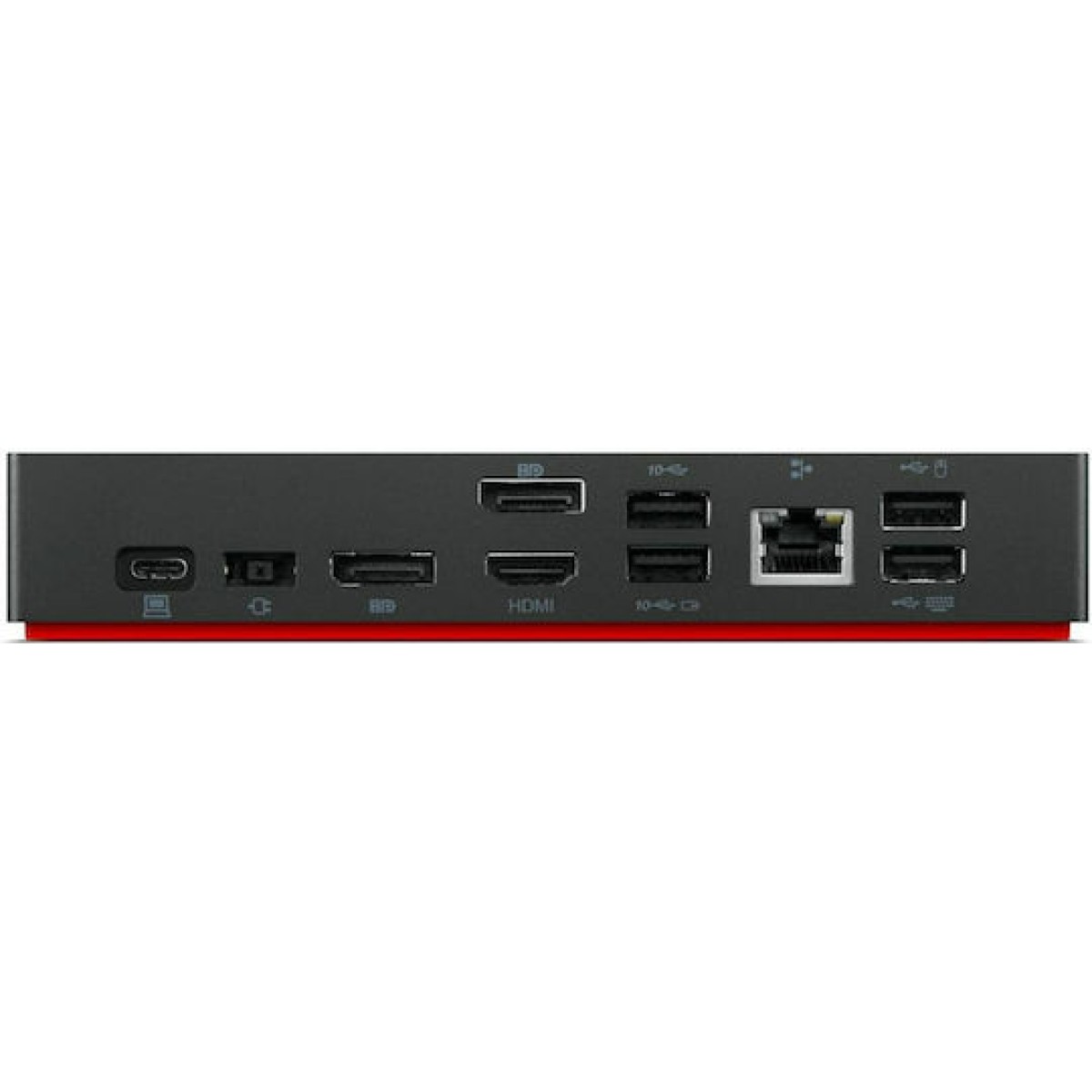 Lenovo ThinkPad Universal 90W USB-C Docking Station με HDMI/DisplayPort 4K PD Ethernet και συνδεση 3 Οθονών Μαύρο
