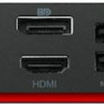 Lenovo ThinkPad Universal 90W USB-C Docking Station με HDMI/DisplayPort 4K PD Ethernet και συνδεση 3 Οθονών Μαύρο