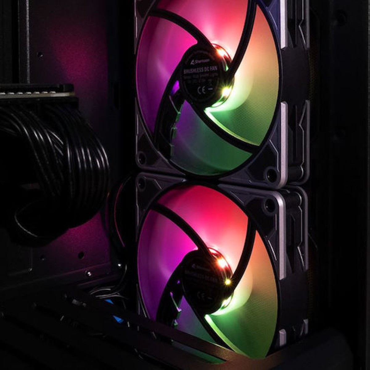 Sharkoon SilentStorm Case Fan 120mm με RGB Φωτισμό και Σύνδεση 4-Pin PWM