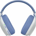 Logitech G435 Lightspeed Ασύρματο Over Ear Gaming Headset με σύνδεση Bluetooth / USB Λευκό