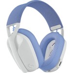 Logitech G435 Lightspeed Ασύρματο Over Ear Gaming Headset με σύνδεση Bluetooth / USB Λευκό