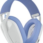 Logitech G435 Lightspeed Ασύρματο Over Ear Gaming Headset με σύνδεση Bluetooth / USB Λευκό