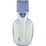Logitech G435 Lightspeed Ασύρματο Over Ear Gaming Headset με σύνδεση Bluetooth / USB Λευκό