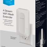 NetGear EAX12 Mesh WiFi Extender Dual Band (2.4 & 5GHz) 1600Mbps