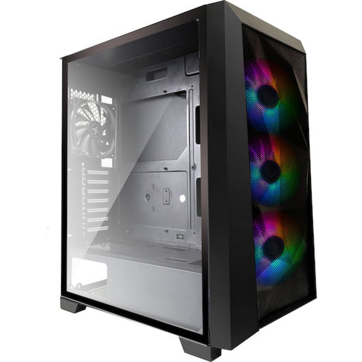 Xilence X712.RGB Gaming Midi Tower Κουτί Υπολογιστή με Πλαϊνό Παράθυρο Μαύρο