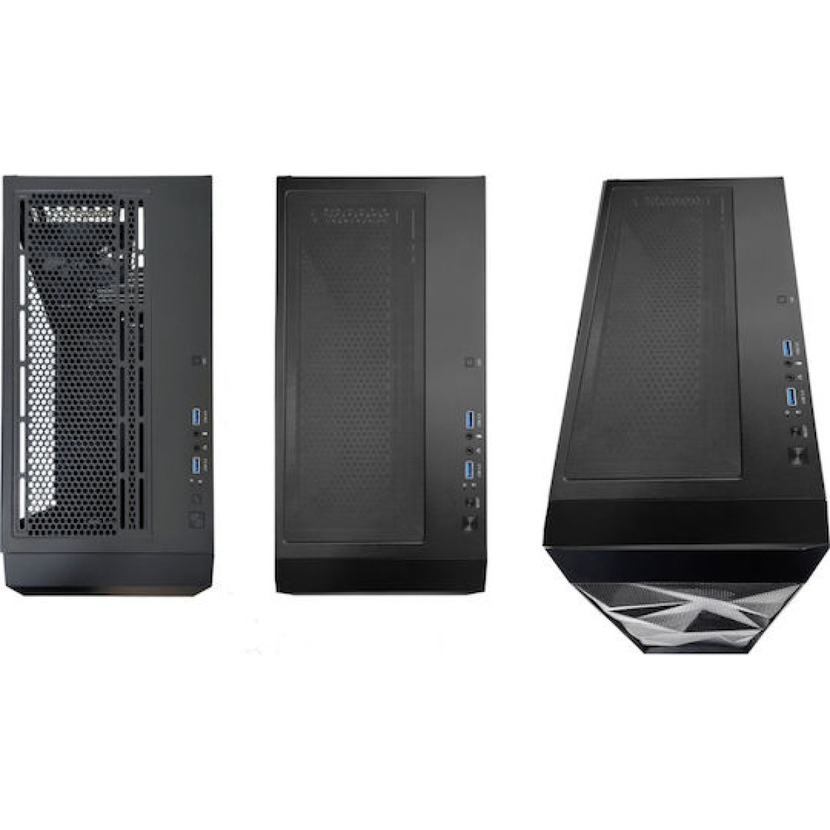 Xilence X712.RGB Gaming Midi Tower Κουτί Υπολογιστή με Πλαϊνό Παράθυρο Μαύρο