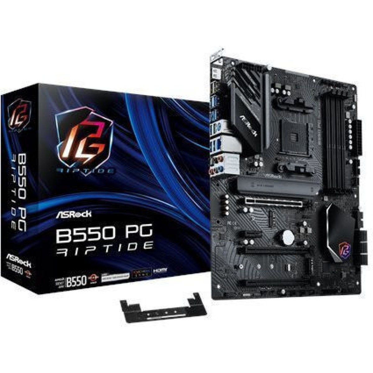 ASRock B550 Phantom Gaming Riptide Motherboard ATX με AMD AM4 Socket
