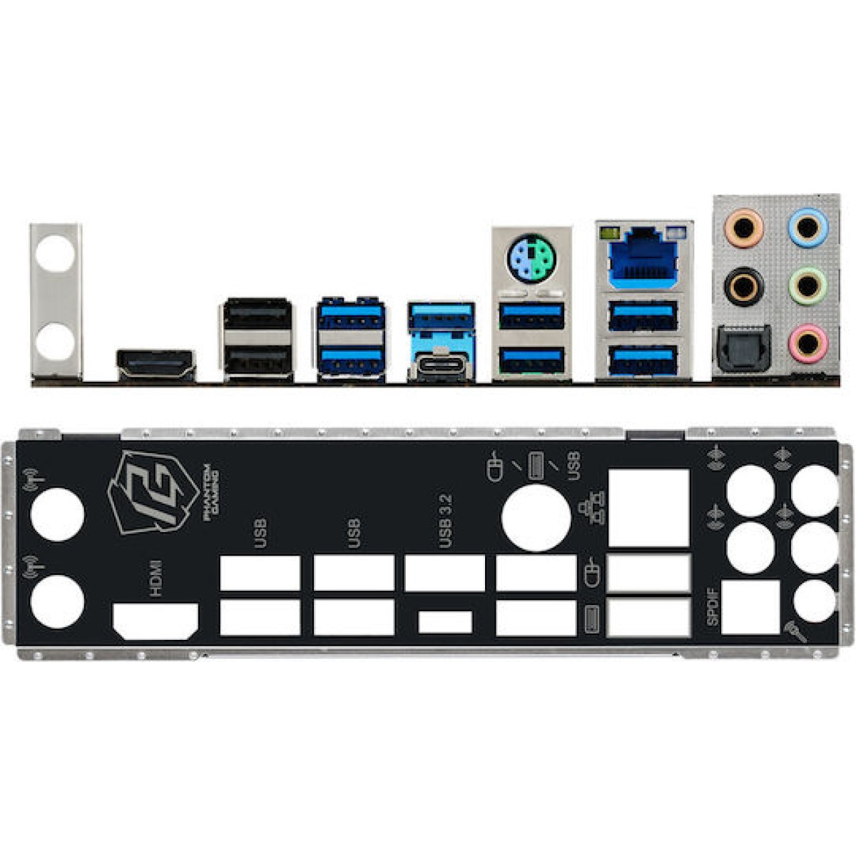 ASRock B550 Phantom Gaming Riptide Motherboard ATX με AMD AM4 Socket