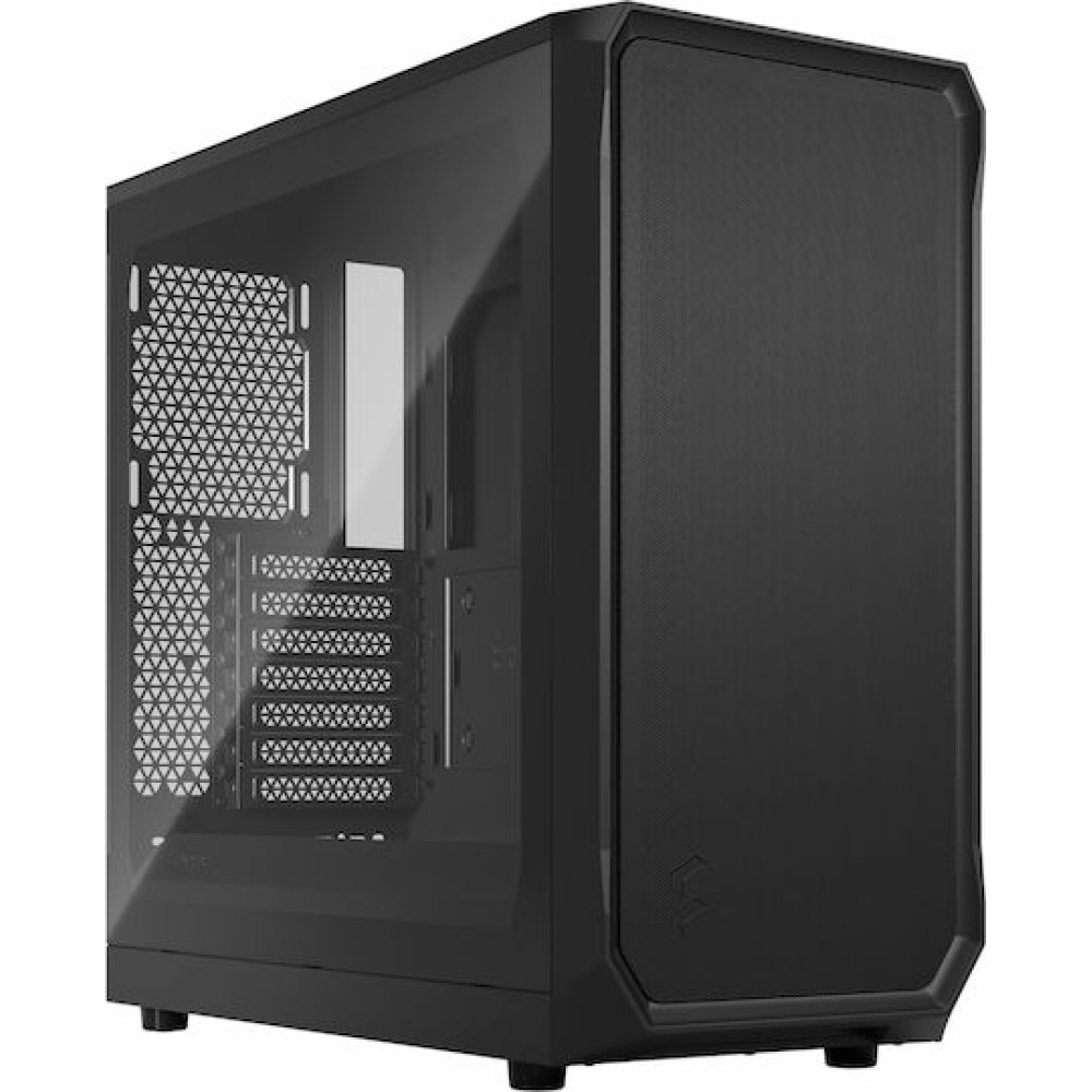 Fractal Design Focus 2 Midi Tower Κουτί Υπολογιστή με Πλαϊνό Παράθυρο Black TG