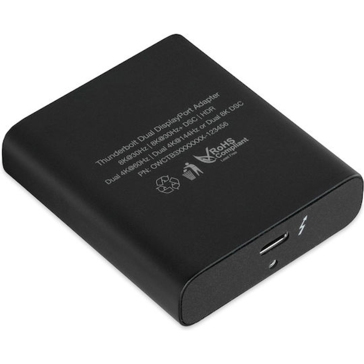 OWC Μετατροπέας USB-C female σε DisplayPort 2x female (OWCTB3ADP2DPT)