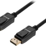 Sharkoon Cable DisplayPort male - DisplayPort male 5m Μαύρο (4044951036134)