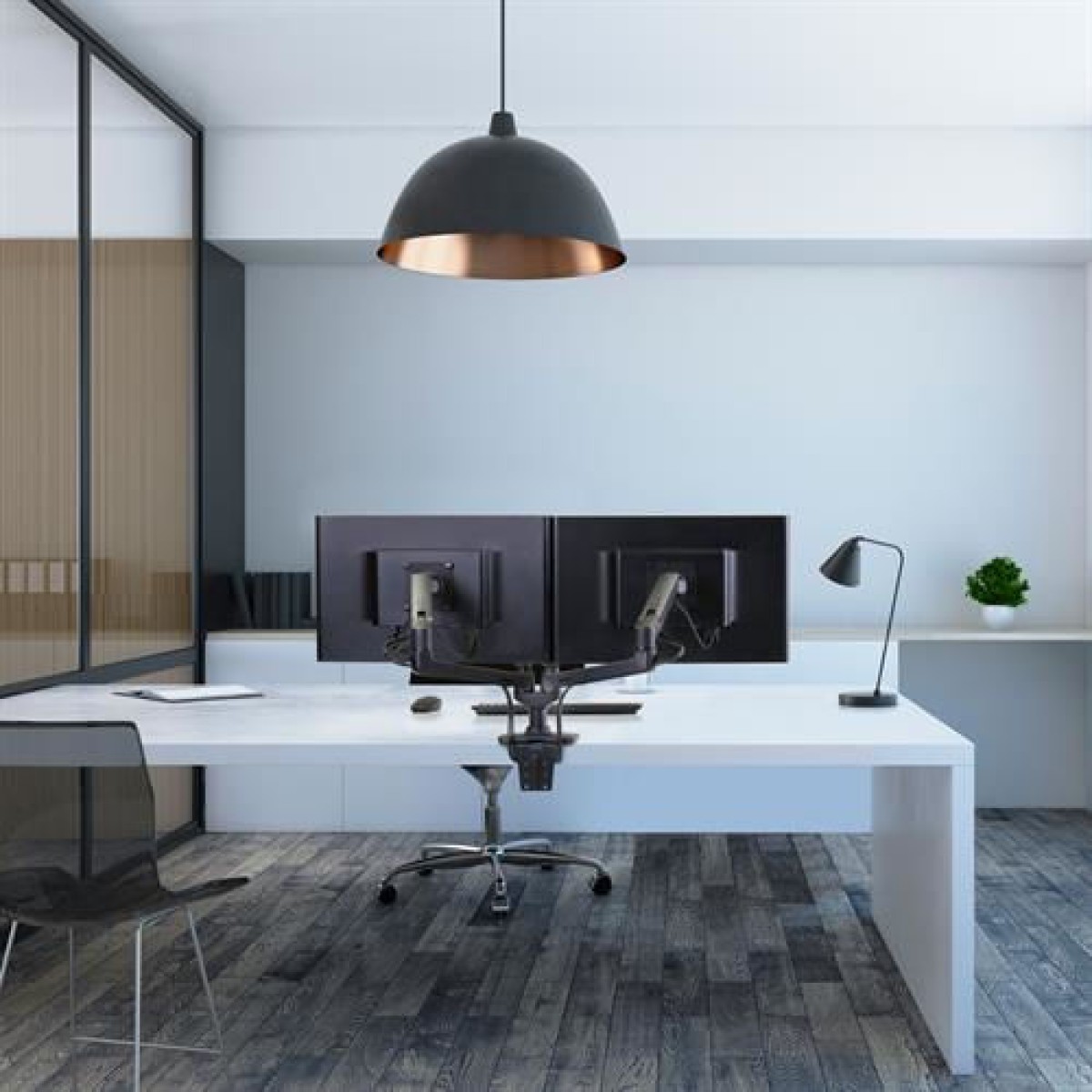 Ergotron LX Βάση Γραφείου για 2 Οθόνες έως 27