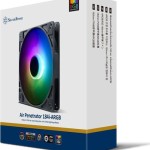 Silverstone Air Penetrator 184i ARGB Case Fan 180mm με Σύνδεση 4-Pin PWM
