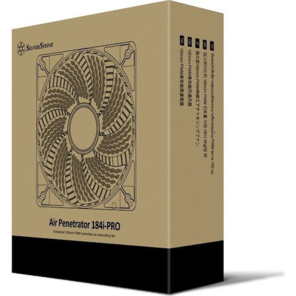 Silverstone Air Penetrator 184i PRO Case Fan 180mm με Σύνδεση 4-Pin PWM