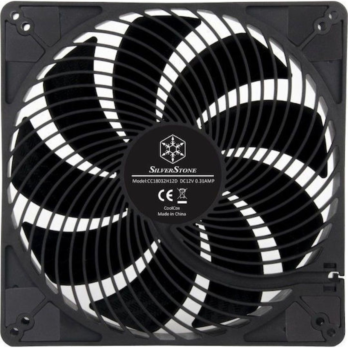 Silverstone Air Penetrator 184i PRO Case Fan 180mm με Σύνδεση 4-Pin PWM