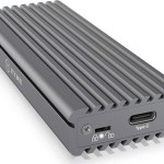 Icy Box Θήκη για Σκληρό Δίσκο M.2 PCI Express NVME με σύνδεση USB 3.1 Type-C σε Γκρι χρώμα