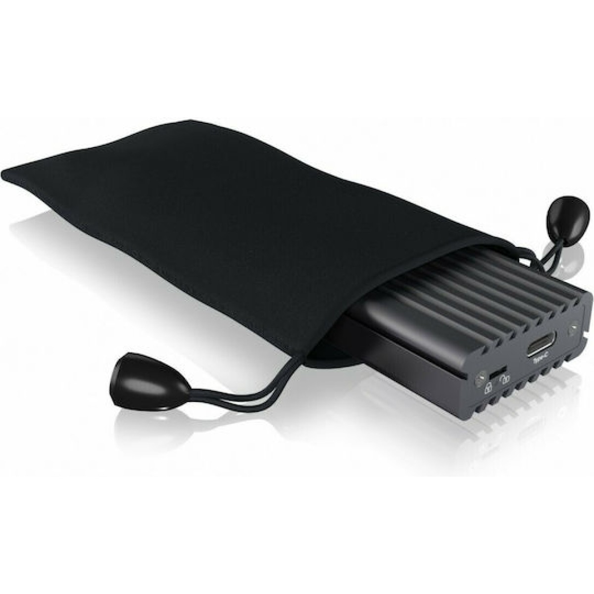 Icy Box Θήκη για Σκληρό Δίσκο M.2 PCI Express NVME με σύνδεση USB 3.1 Type-C σε Γκρι χρώμα