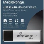 MediaRange 32GB USB 3.0 Stick Ασημί