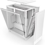 NZXT H7 Flow RGB Gaming Midi Tower Κουτί Υπολογιστή με Πλαϊνό Παράθυρο Λευκό