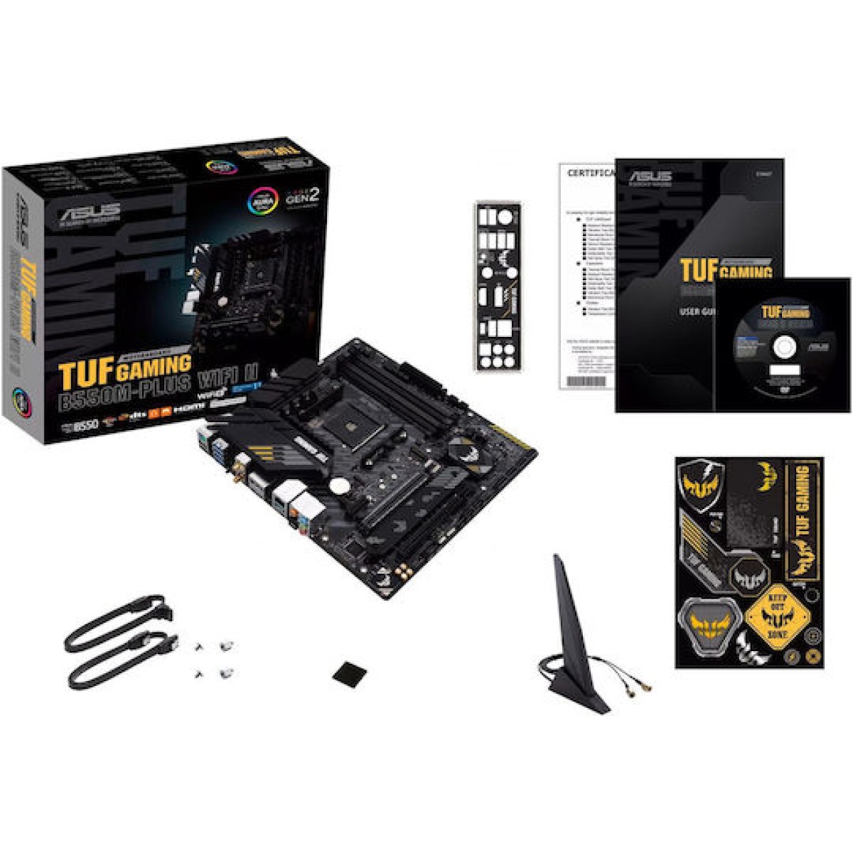 Asus TUF Gaming B550M-PLUS WIFI II Motherboard Micro ATX με AMD AM4 Socket