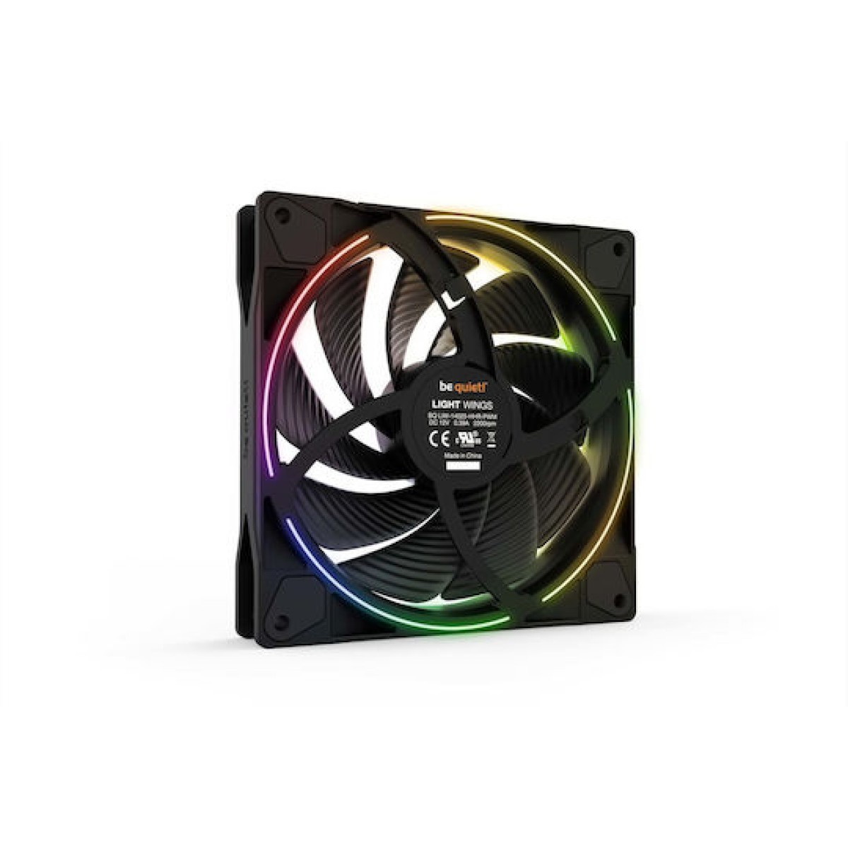 Be Quiet Light Wings High Speed Case Fan 140mm με ARGB Φωτισμό και Σύνδεση 4-Pin PWM