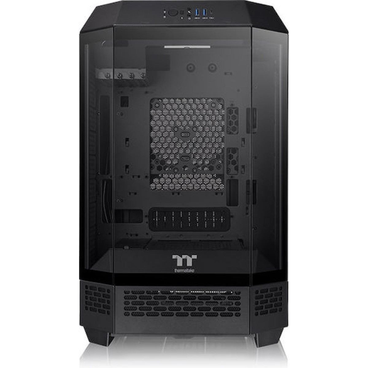 Thermaltake The Tower 300 Micro Tower Κουτί Υπολογιστή με Πλαϊνό Παράθυρο και RGB Φωτισμό Μαύρο