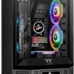 Thermaltake The Tower 300 Micro Tower Κουτί Υπολογιστή με Πλαϊνό Παράθυρο και RGB Φωτισμό Μαύρο