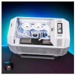 Thermaltake The Tower 300 Micro Tower Κουτί Υπολογιστή με Πλαϊνό Παράθυρο και RGB Φωτισμό Λευκό