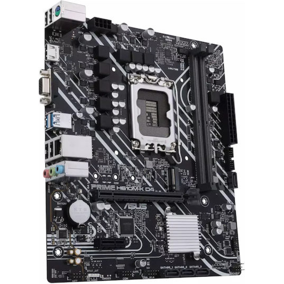 Asus Prime H610M-K D4 Motherboard Micro ATX με Intel 1700 Socket 90MB1A10-M0EAY0