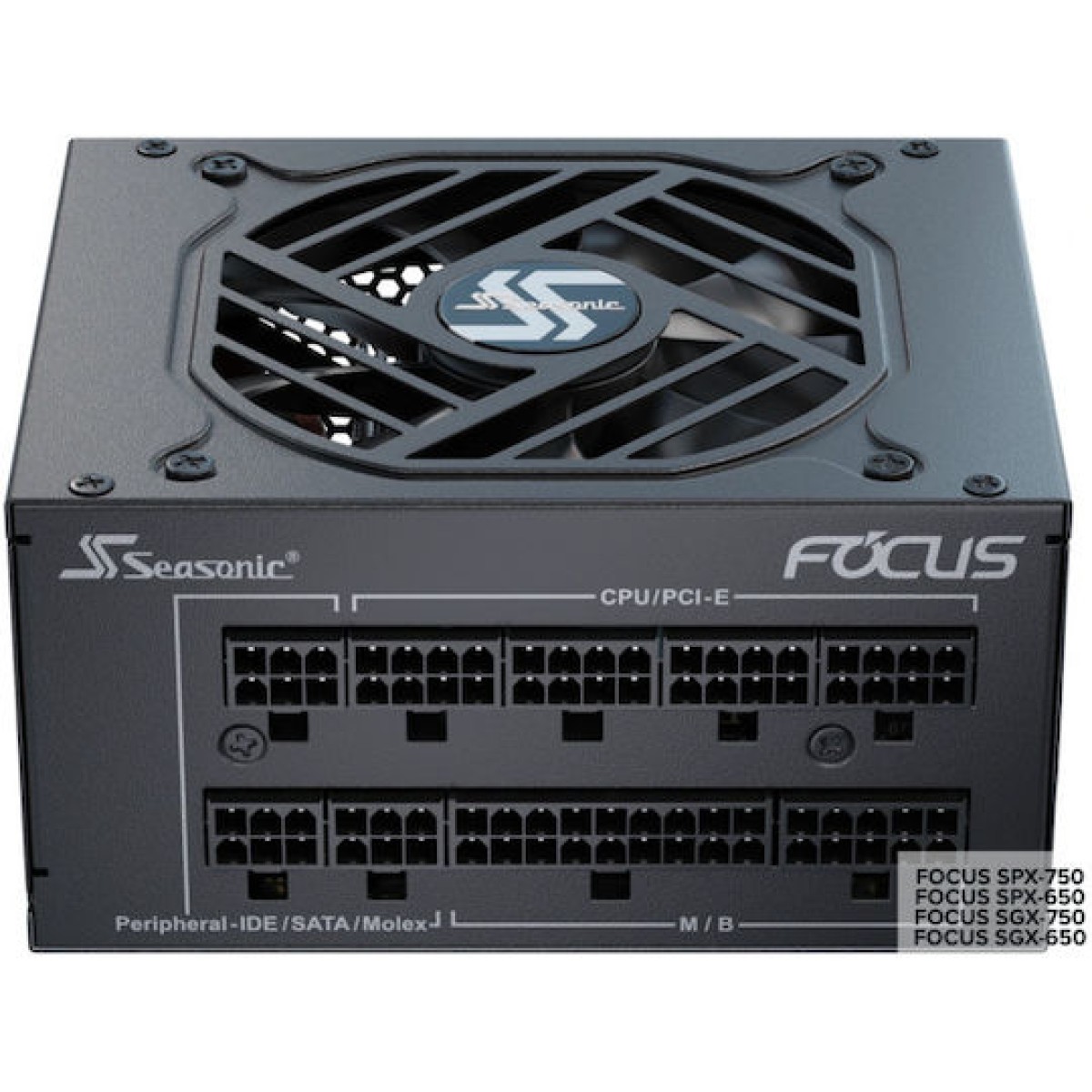 Seasonic Focus SGX 750 750W Μαύρο Τροφοδοτικό Υπολογιστή Full Modular 80 Plus Gold