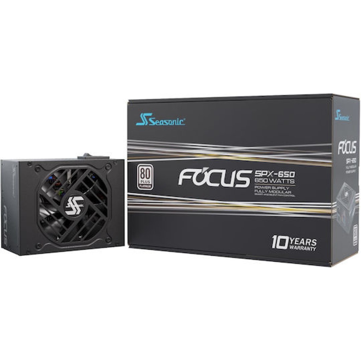 Seasonic FOCUS SPX 650 650W Μαύρο Τροφοδοτικό Υπολογιστή Full Modular 80 Plus Platinum