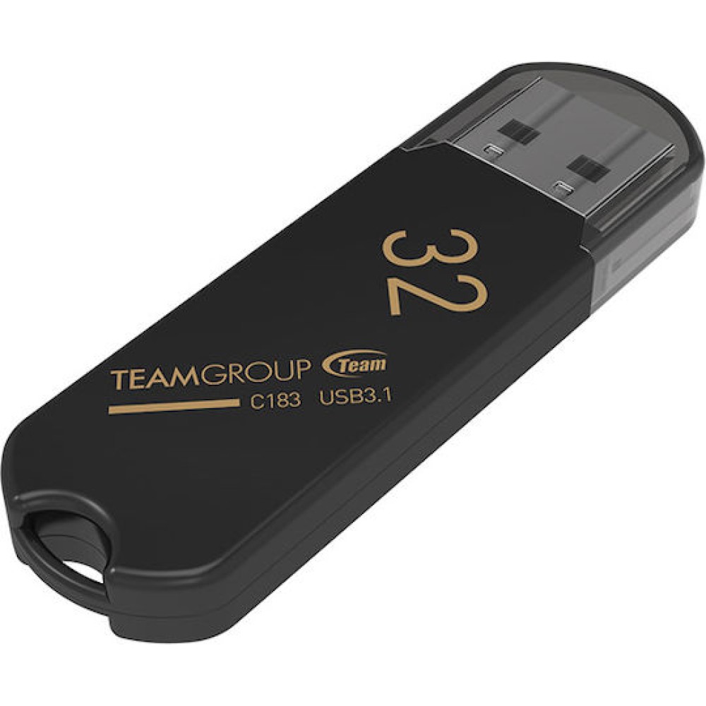 TeamGroup C183 32GB USB 3.1 Stick Μαύρο