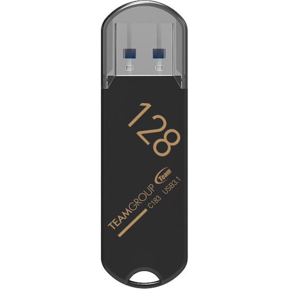 TeamGroup C183 128GB USB 3.1 Stick Μαύρο