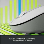 Logitech Signature M650 L Ασύρματο Bluetooth Ποντίκι Off-White