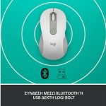 Logitech Signature M650 Ασύρματο Bluetooth Ποντίκι για Αριστερόχειρες Off-White