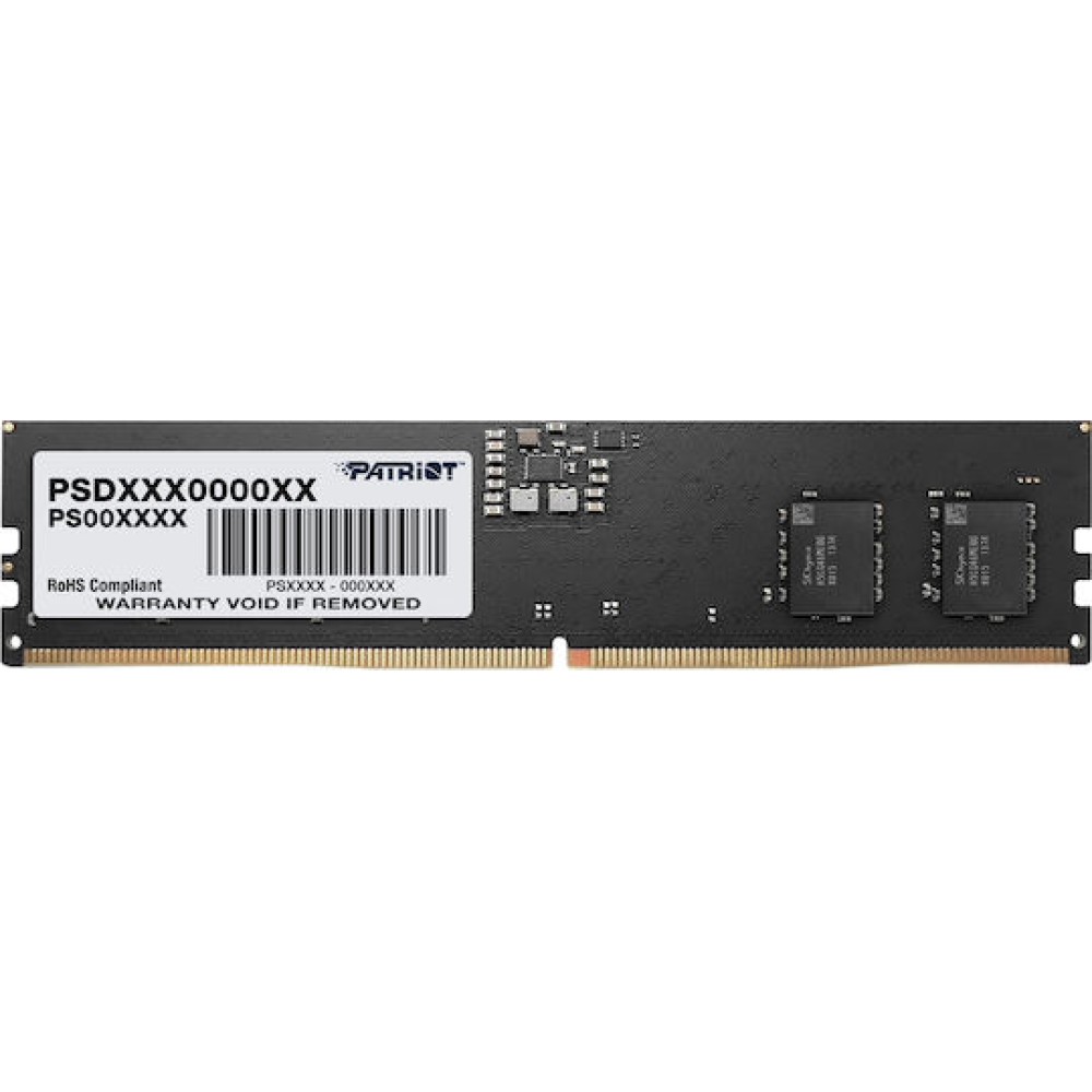 Patriot Signature DDR5 με Module 1x16GB και Ταχύτητα 4800 για Desktop